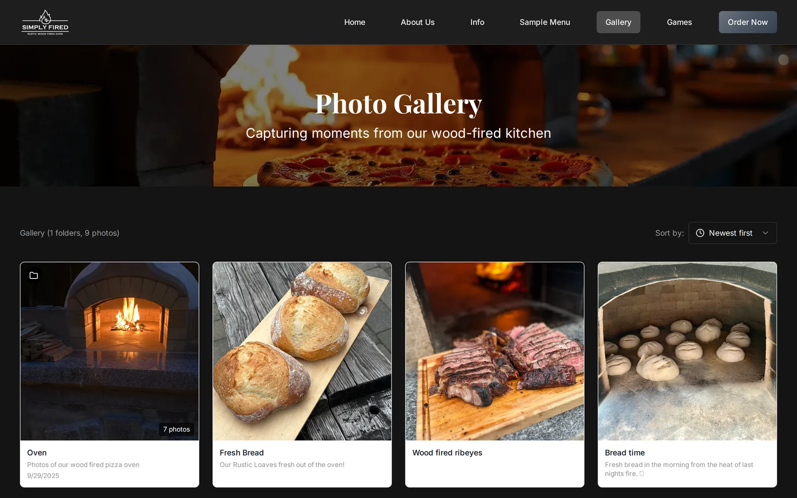 The photo gallery